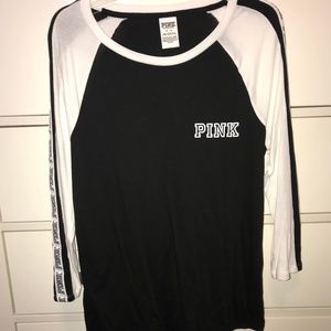 VS PINK Baseball Tee